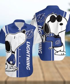 Tampa Bay Lightning Snoopy Lover 3D Printed Hawaiian Shirt