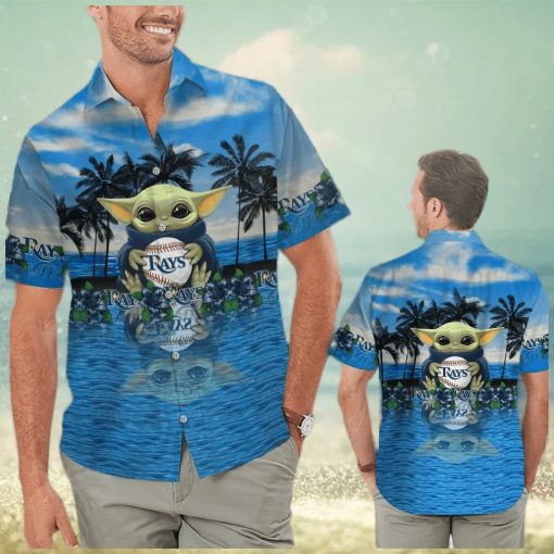 Tampa Bay Rays And Baby Yoda Hawaiian Shirt