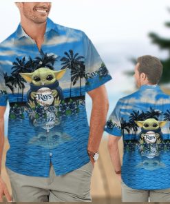 Tampa Bay Rays And Baby Yoda Hawaiian Shirt