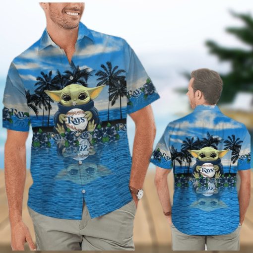 Tampa Bay Rays And Baby Yoda Hawaiian Shirt