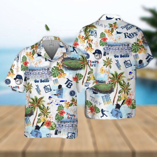 Tampa Bay Rays MLB Aloha Hawaiian Shirt