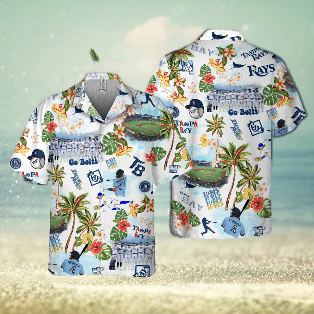 Tampa Bay Rays Major League Baseball AOP Hawaiian Shirt For Fans - Limotees