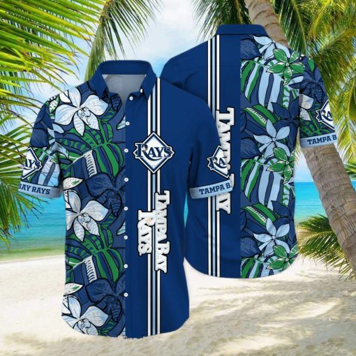 Tampa Bay Rays MLB For Sports Fan Flower Hawaiian Shirt