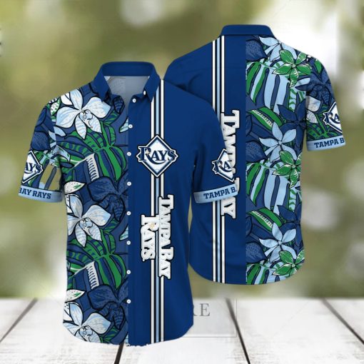 Tampa Bay Rays MLB For Sports Fan Flower Hawaiian Shirt