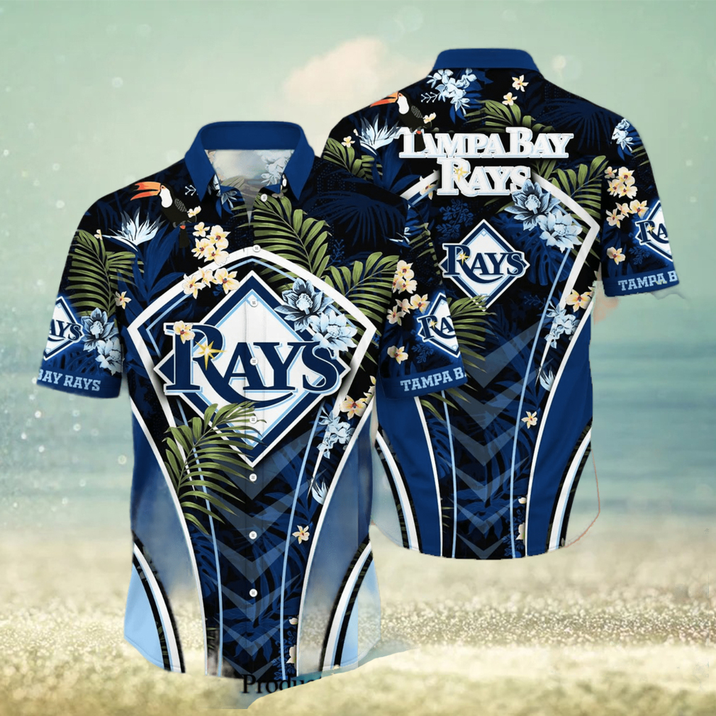 Tampa Bay Rays MLB Flower Hawaiian Shirt Style Gift For Fans - Limotees