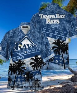 Tampa Bay Rays MLB Palm Tree Pattern All Over Printed Unisex Hawaiian Shirt