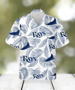 Tampa Bay Rays Palm Leaves Pattern Aloha Hawaiian Shirt