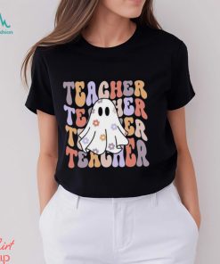 Teacher Halloween Shirt, Spooky Teacher Shirt, Best Teacher Halloween Costumes Merch, Spooky Teacher Ghost Shirt