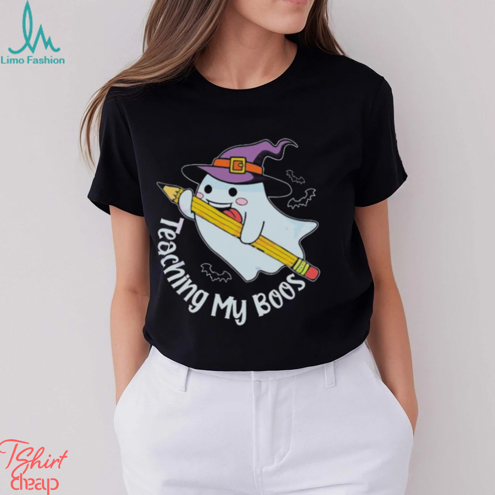 Teaching My Boos Halloween Ghost Funny Teacher Shirt Teaching My Boos Halloween Ghost Funny Teacher Shirt