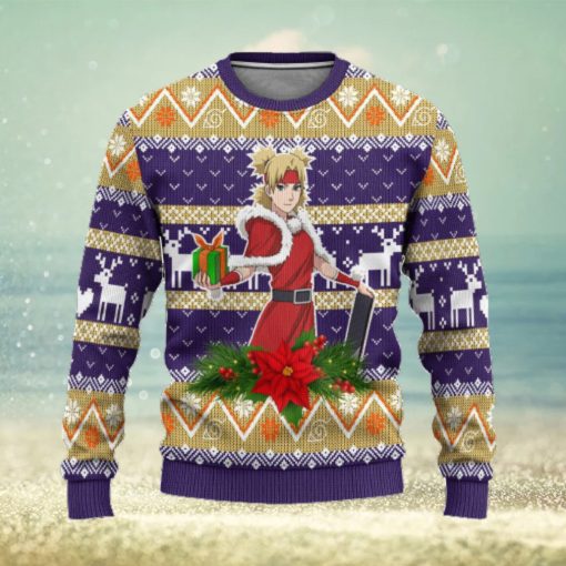 Temari Custom Naruto Anime Xmas Ugly Christmas Sweater Gift For Men Women