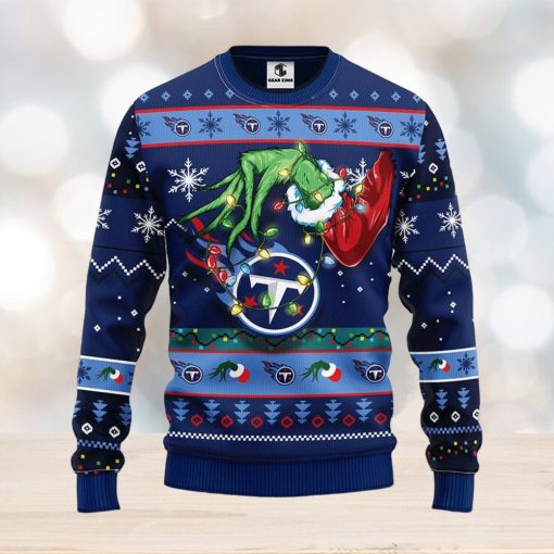 Tennessee Titans Grinch Christmas Ugly Sweater