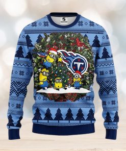 Tennessee Titans Minion Christmas Ugly Sweater