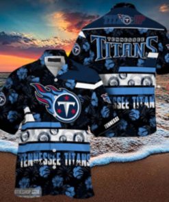 Tennessee Titans Nfl Hawaiian Shirt Short T Shirt Hawaiian Pattern Print