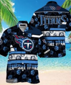 Tennessee Titans Nfl Hawaiian Shirt   Short  T Shirt Hawaiian Pattern Print