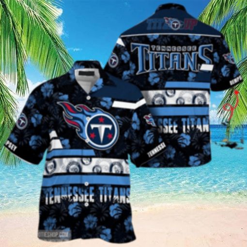 Tennessee Titans Nfl Hawaiian Shirt   Short  T Shirt Hawaiian Pattern Print