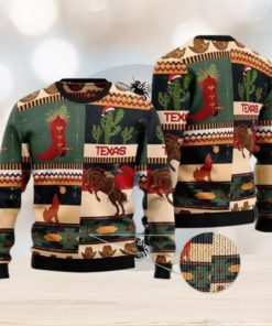 Texas Christmas Ugly Sweater Gift For Christmas Texas AOP Print Christmas Ugly Sweater For Men Women