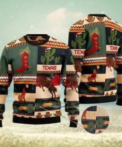 Texas Christmas Ugly Sweater Gift For Christmas Texas AOP Print Christmas Ugly Sweater For Men Women