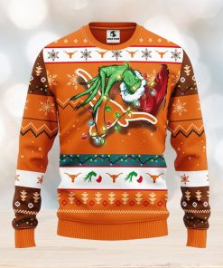 Texas Longhorns Grinch Christmas Ugly Sweater