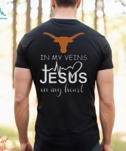 Texas Longhorns Logo 2023 In My Veins Jesus In My Heart shirt