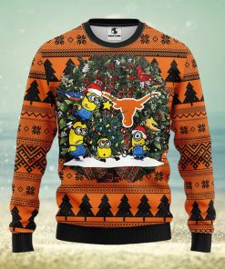 Texas Longhorns Minion Christmas Ugly Sweater