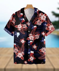 Texas Proud Bluebonnet Black Ver Tropical Hawaiian Shirt For Men And Women