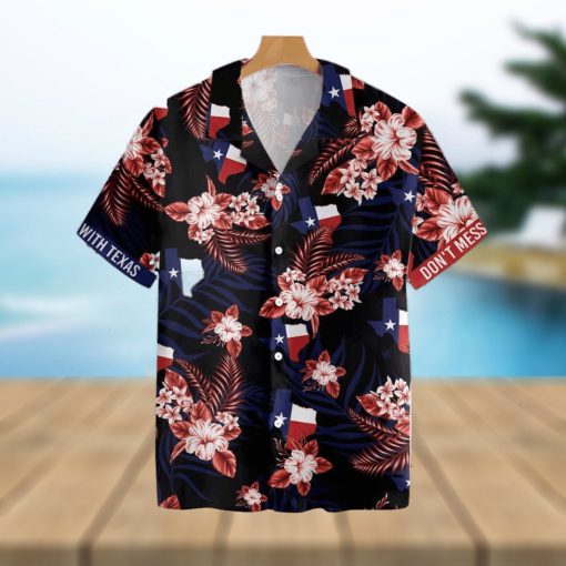 Texas Proud Bluebonnet Black Ver Tropical Hawaiian Shirt For Men And Women