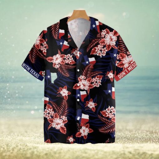 Texas Proud Bluebonnet Black Ver Tropical Hawaiian Shirt For Men And Women