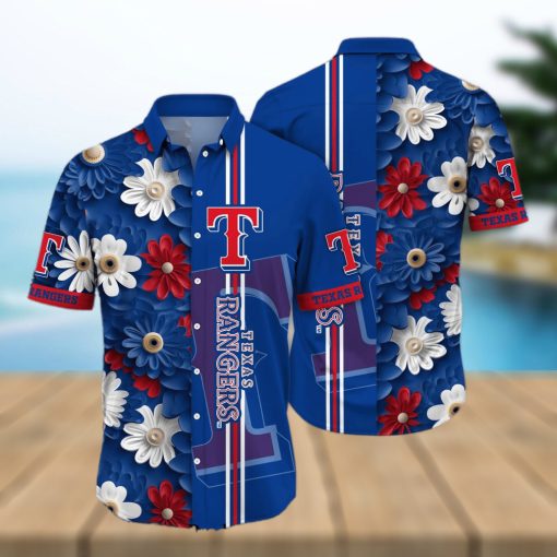 Texas Rangers MLB For Sports Fan All Over Printed Hawaiian Style Shirt