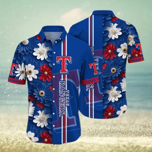 Texas Rangers MLB For Sports Fan All Over Printed Hawaiian Style Shirt