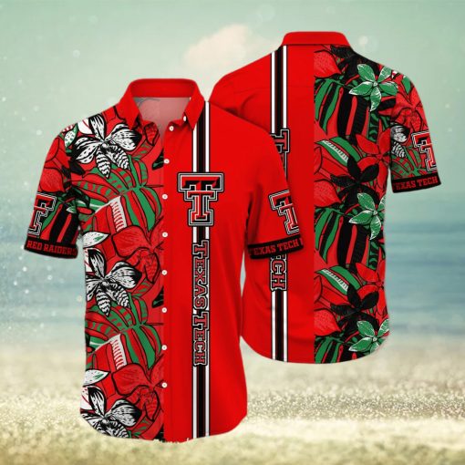 Texas Tech Red Raiders NCAA For Sports Fan All Over Printed Hawaiian Beach Shirt