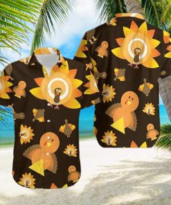 Thanksgiving Turkey Sun Hawaiian Shirt