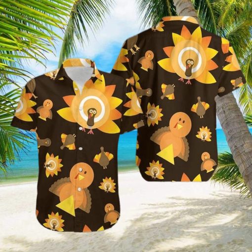 Thanksgiving Turkey Sun Hawaiian Shirt