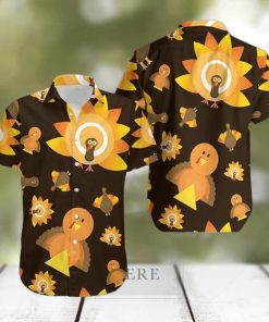 Thanksgiving Turkey Sun Hawaiian Shirt