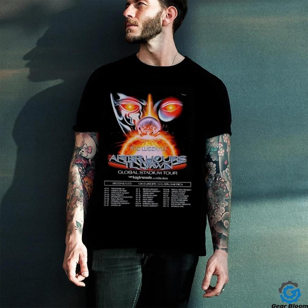 The After Hours Til Dawn 2023 Tour 2 Sides Shirts The After Hours Til Dawn 2023 Tour 2 Sides Shirts