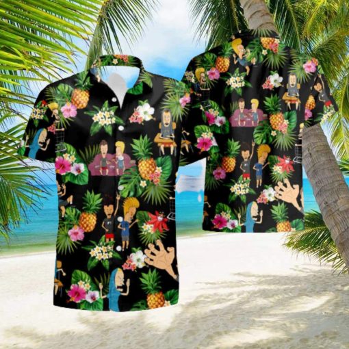 The Beavis And Butt Head Tv Show Summer Party Set 3D Hawaiian Shirt And Short Gift For Men And Women