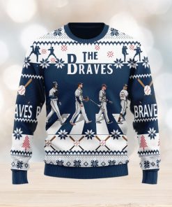 The Braves Walking Abbey Road Ugly Christmas Sweater Christmas Gift For Men And Women