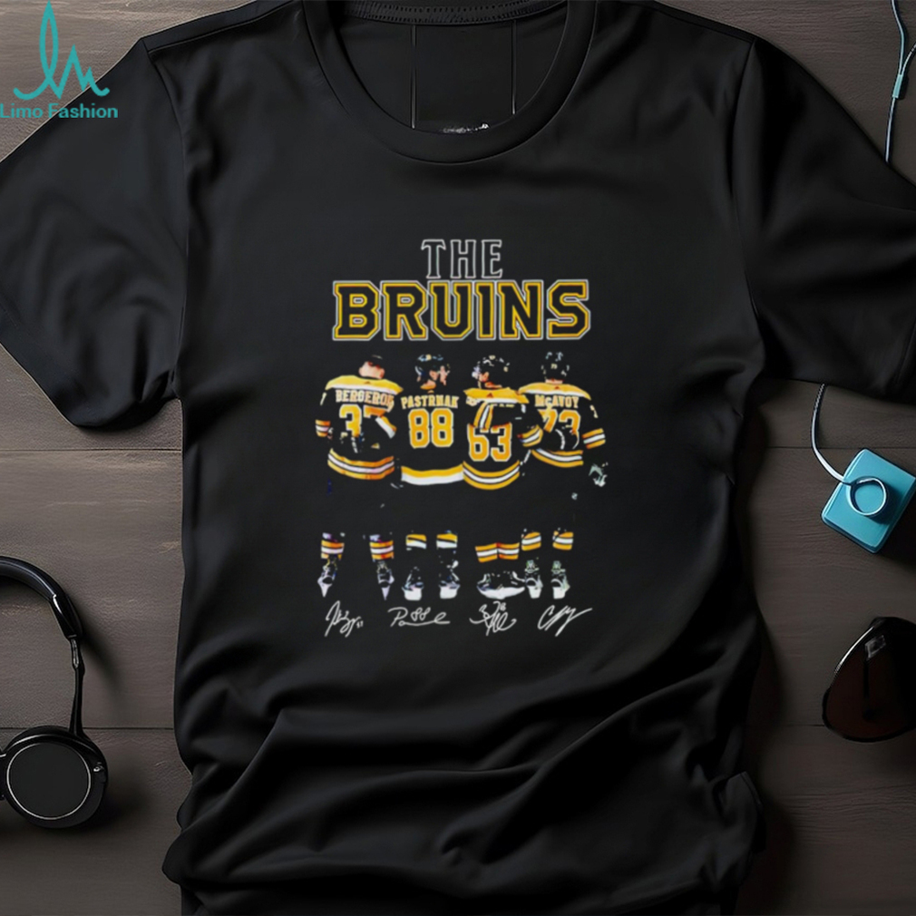 The Bruins best players signatures shirt The Bruins best players signatures shirt