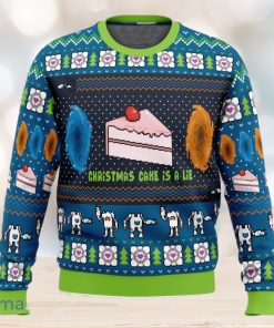 The Christmas Cake Is A Lie Portal 2 Xmas Ugly Christmas Sweater Christmas Gift For Men And Women