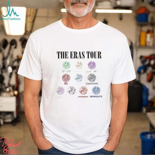The Eras Tour Disco Ball Taylor Swifts Album Shirt Swiftie Midnights Concert Sweatshirt Unisex