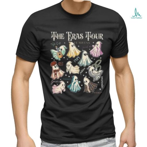 The Eras Tour Ghost Shirt Halloween Shirts Spirit Halloween Ghost Face Shirt Boys Halloween Shirts