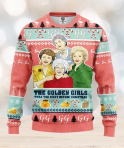 The Golden Girls Twas The Night Before Christmas AOP Print Christmas Ugly Sweater For Men Women