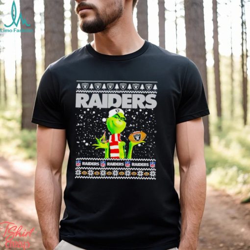 The Grinch Las Vegas Raiders shirt topaz enhance shirt
