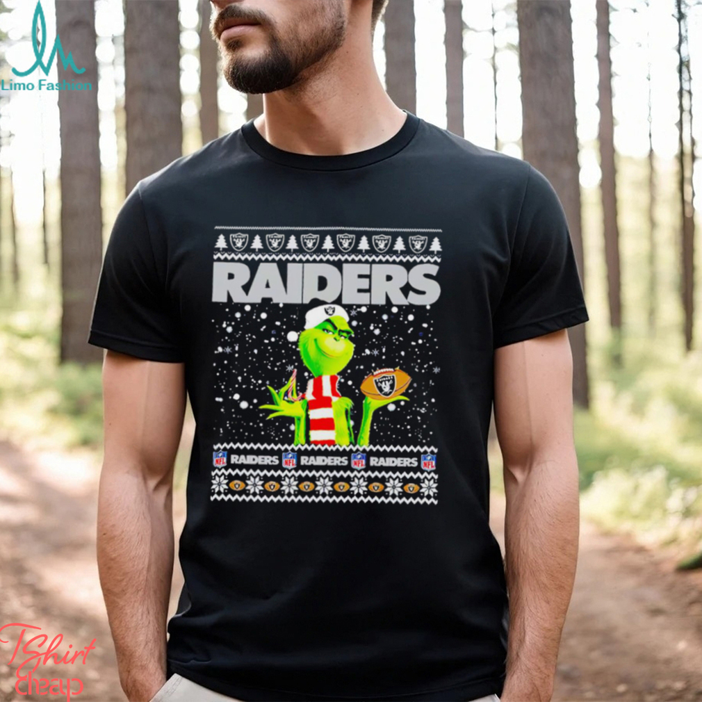 Oakland Raiders Santa Snoopy Wish You A Merry Christmas Shirt