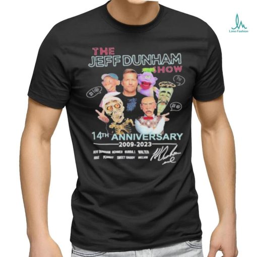 The Jeff Dunham Show 14th Anniversary 2009 2023 Signature shirt