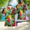 Pirate Santa Claus Hawaiian Shirt Funny Santa Retro Button Up Shirt Gifts For Christmas