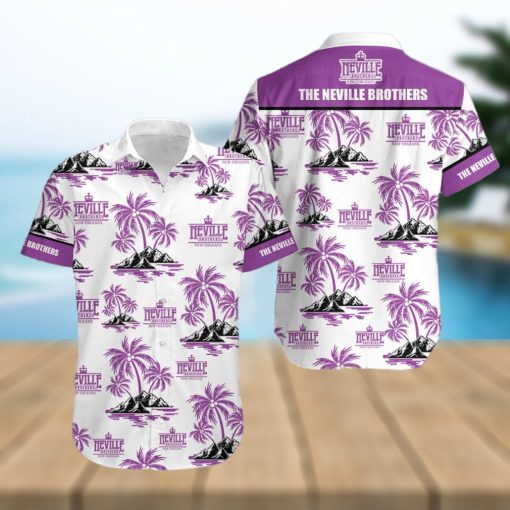 The Neville Brothers Palm Tree Hawaiian shirt