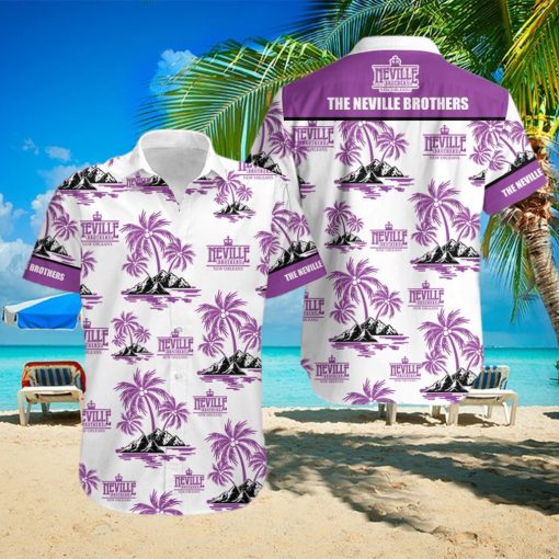 The Neville Brothers Palm Tree Hawaiian shirt