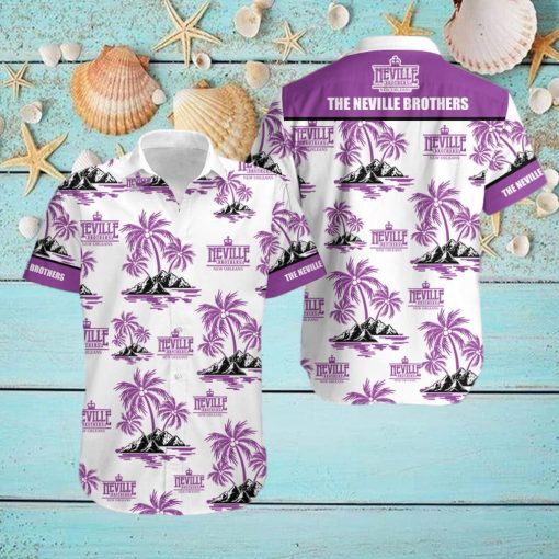 The Neville Brothers Palm Tree Hawaiian shirt