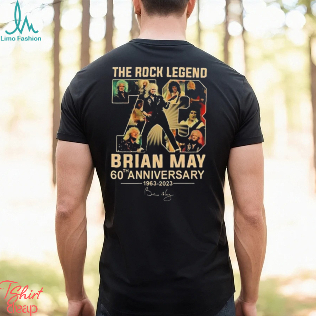 The Rock Legend 73 Brian May 60th Anniversary Shirt - Limotees