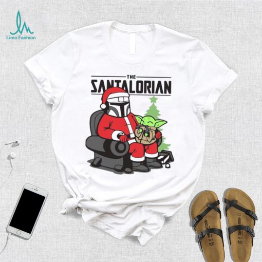 The Santalorian And Baby Yoda Christmas Shirt